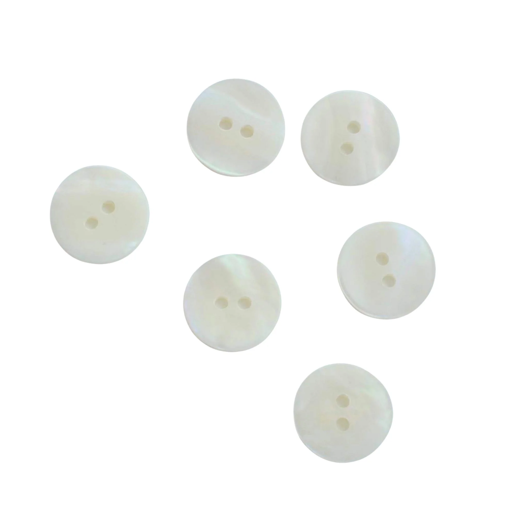 Pearl Effect 15mm 2-Hole Buttons - Assorted Colours