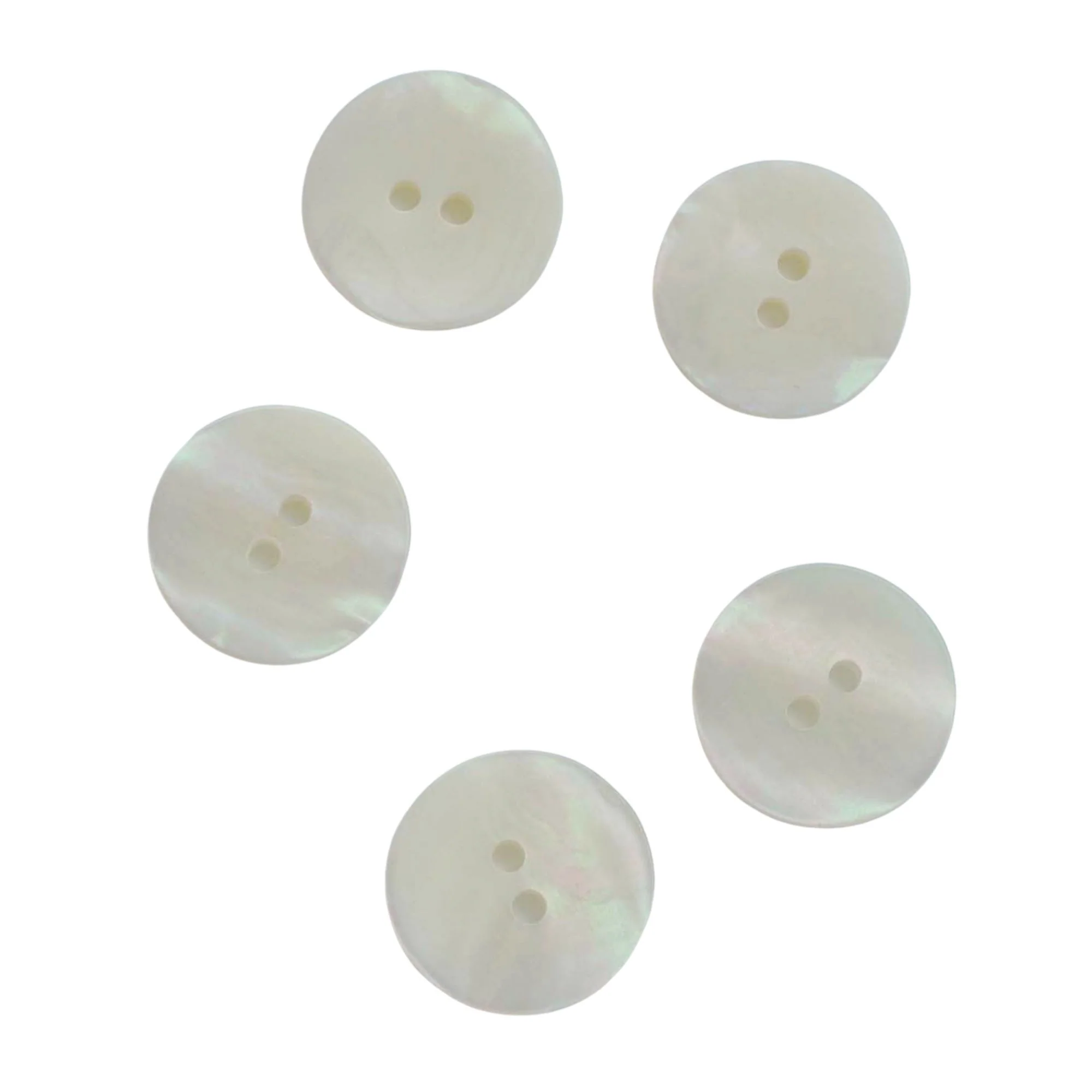 Pearl Effect 18mm 2-Hole Buttons - Assorted Colours - Image 2