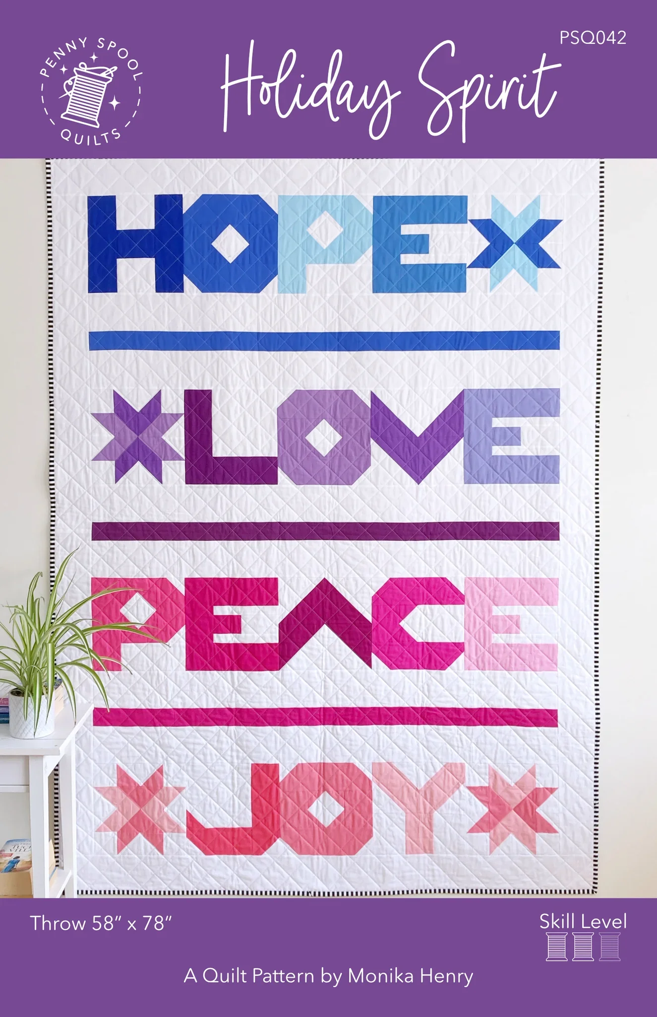 Penny Spool Quilts Holiday Spirit Quilt Pattern - Image 2