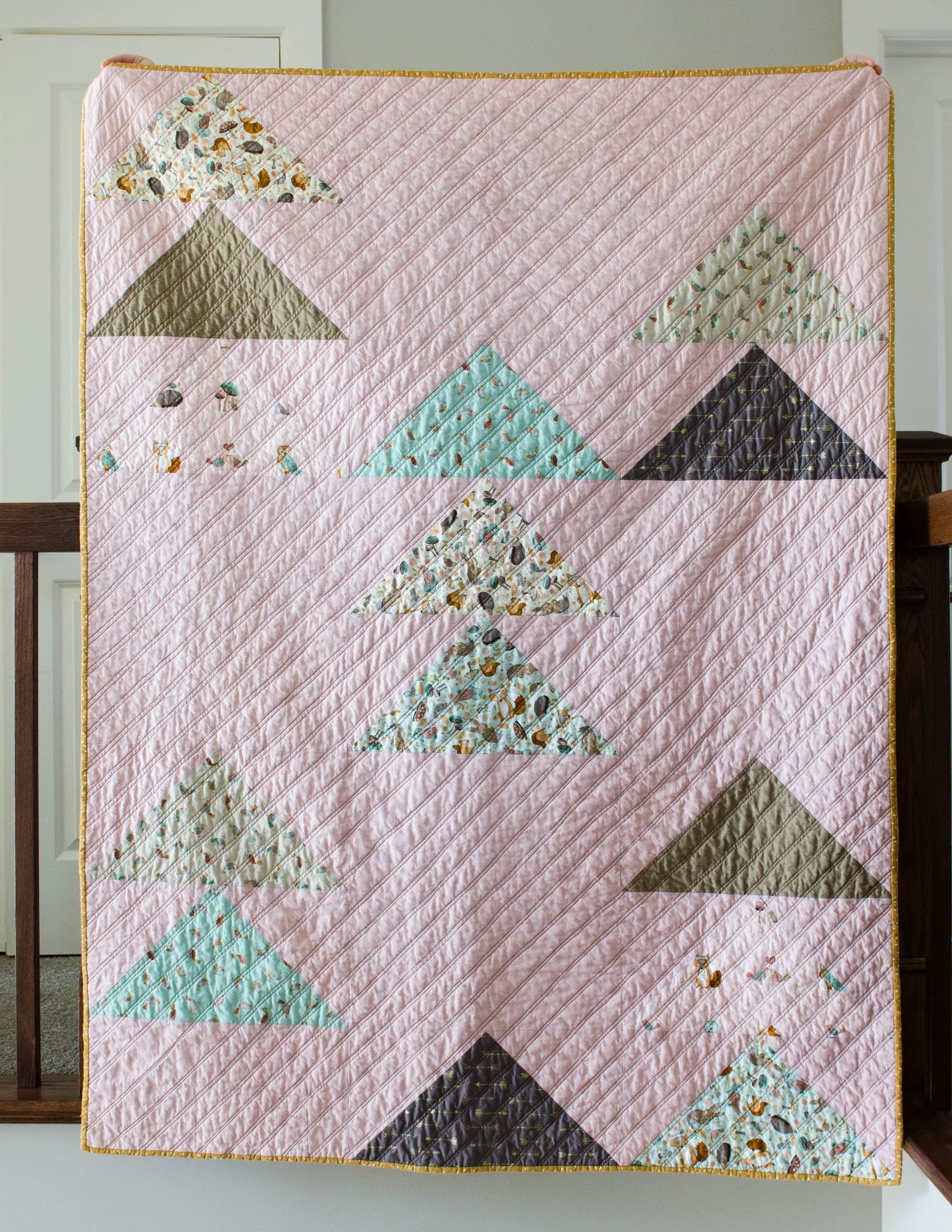 Penny Spool Quilts Flocks of Colour Quilt Pattern - Image 5