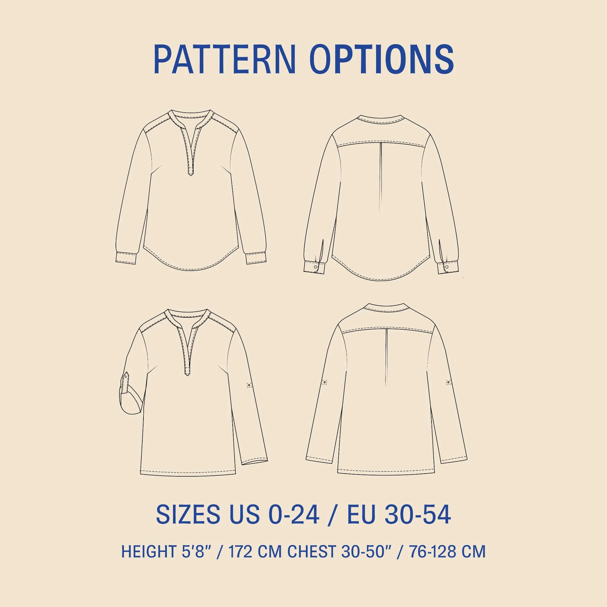 Wardrobe By Me Perfect Tunic - US 0-24 - PDF Pattern - Image 3