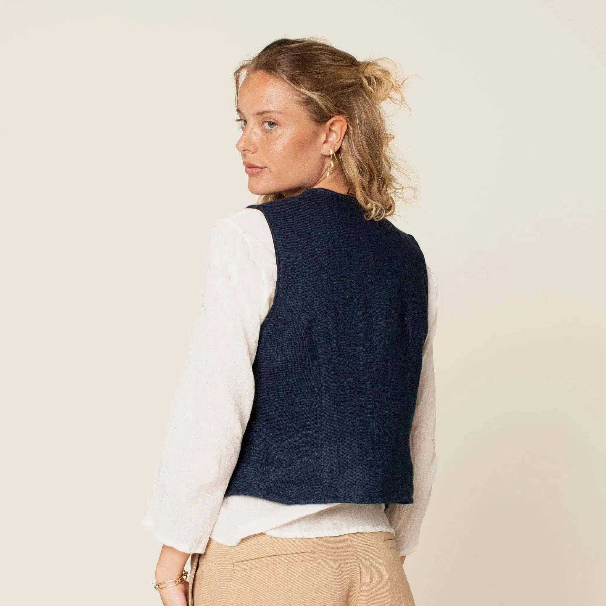 Wardrobe By Me Pika Vest - US  0-24 - PDF Pattern - Image 4