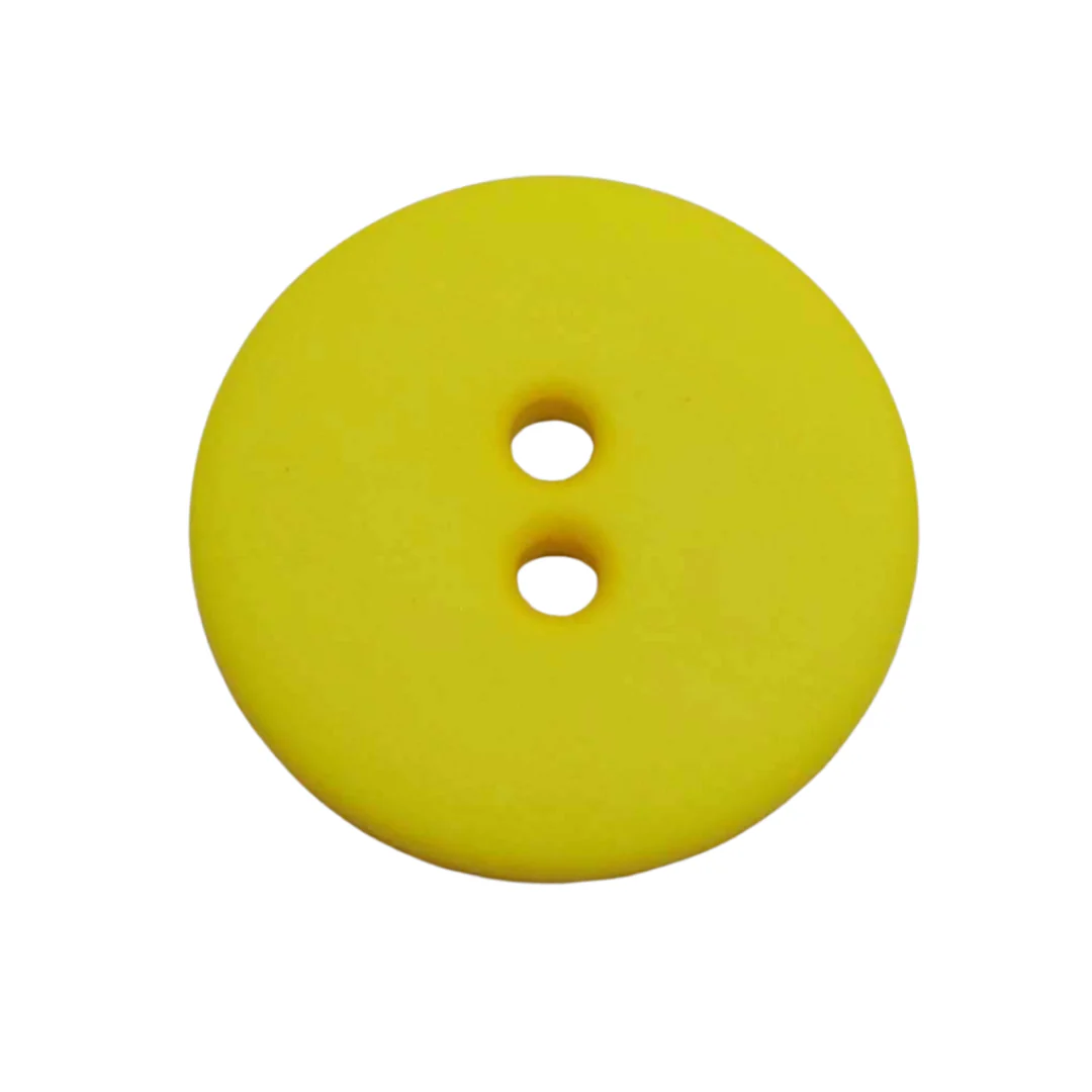 Plain Matte 20mm 2-Hole Buttons - Assorted Colours - Image 10
