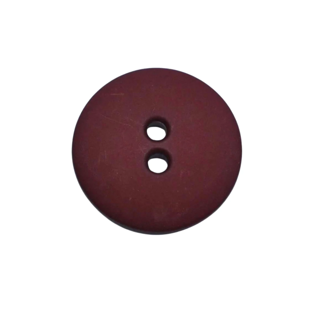 Plain Matte 20mm 2-Hole Buttons - Assorted Colours - Image 11