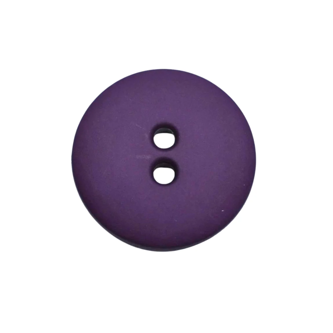 Plain Matte 20mm 2-Hole Buttons - Assorted Colours - Image 13