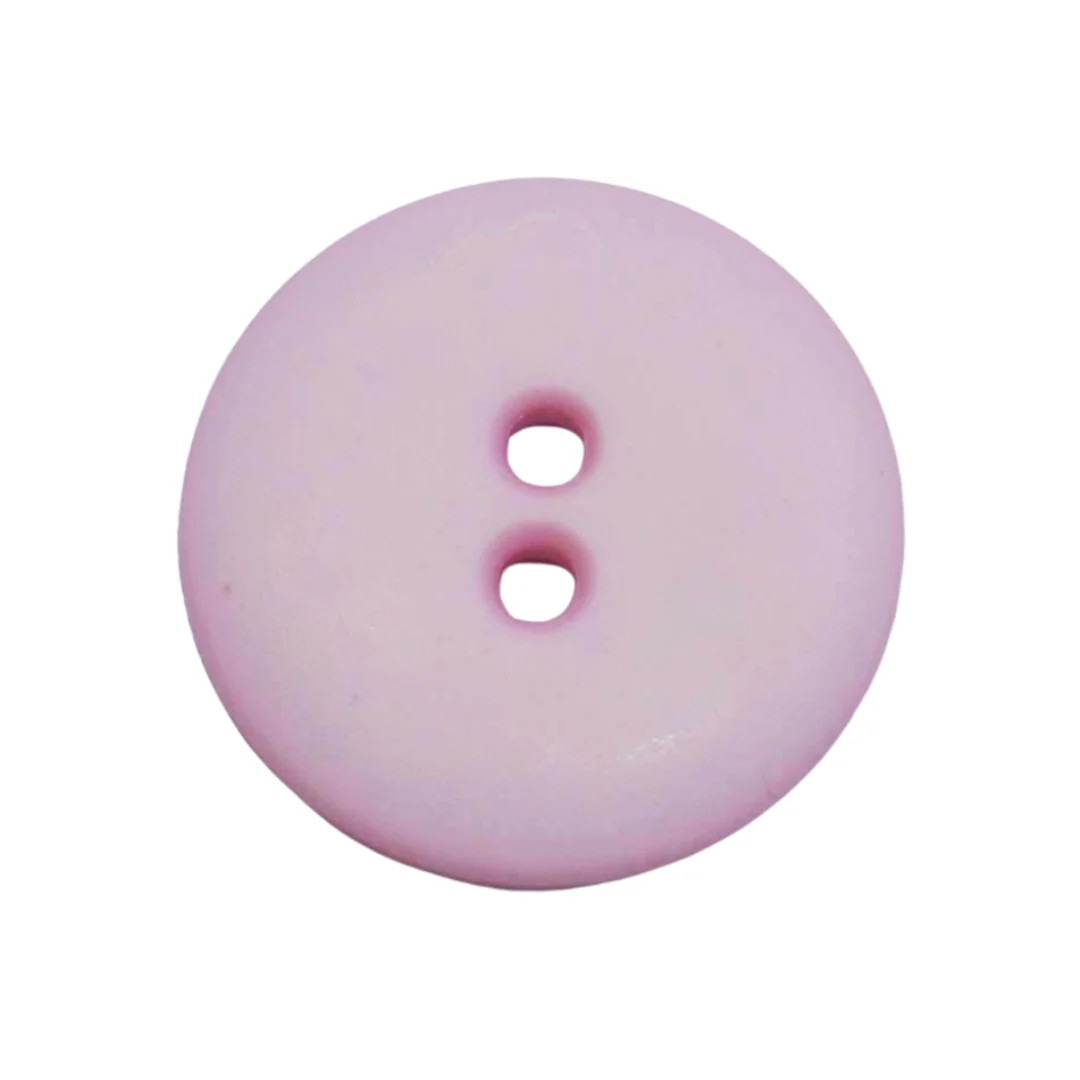 Plain Matte 20mm 2-Hole Buttons - Assorted Colours - Image 15