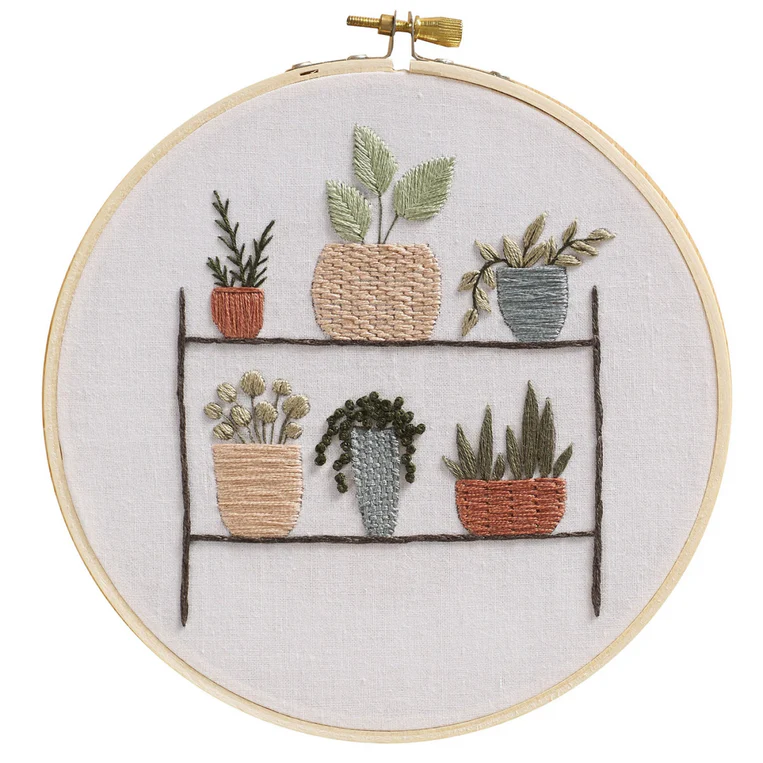 Leisure Arts Plant Shelf 6" Embroidery Kit - Image 2