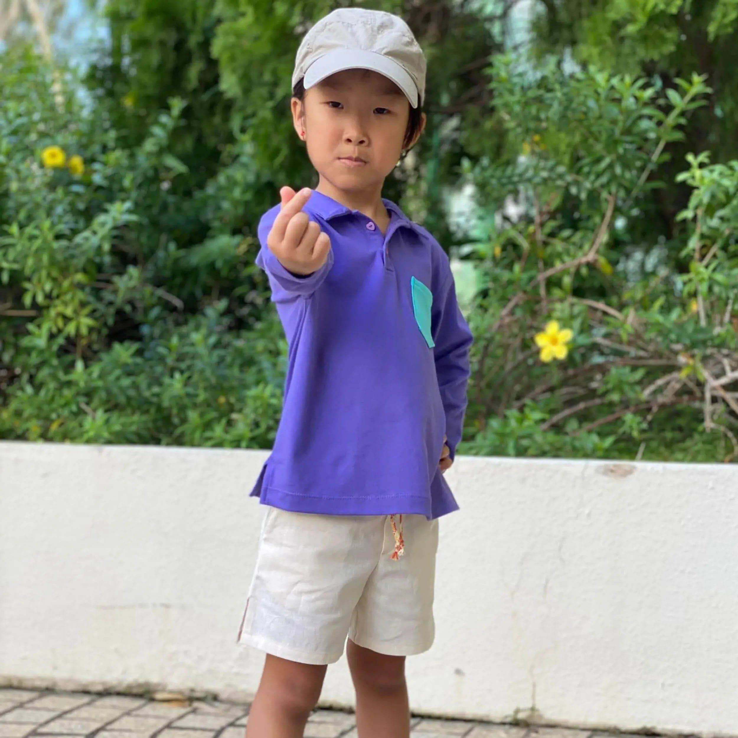 Wardrobe By Me Kids Polo Shirt - 3-12 Years - PDF Pattern - Image 6
