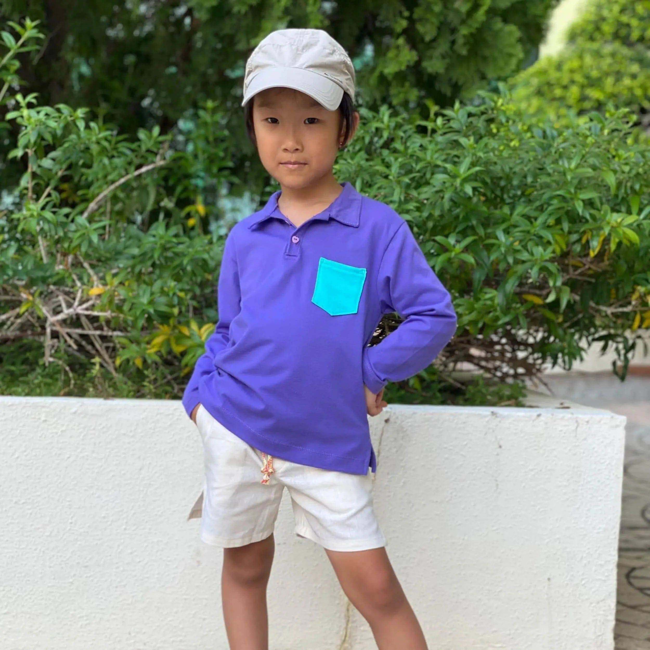 Wardrobe By Me Kids Polo Shirt - 3-12 Years - PDF Pattern - Image 7