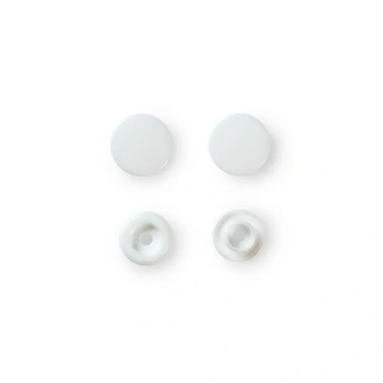 Prym Colour Snap Fasteners 12.4mm in White - Image 2