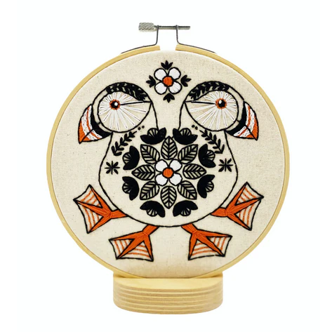 Puffin Embroidery Kit