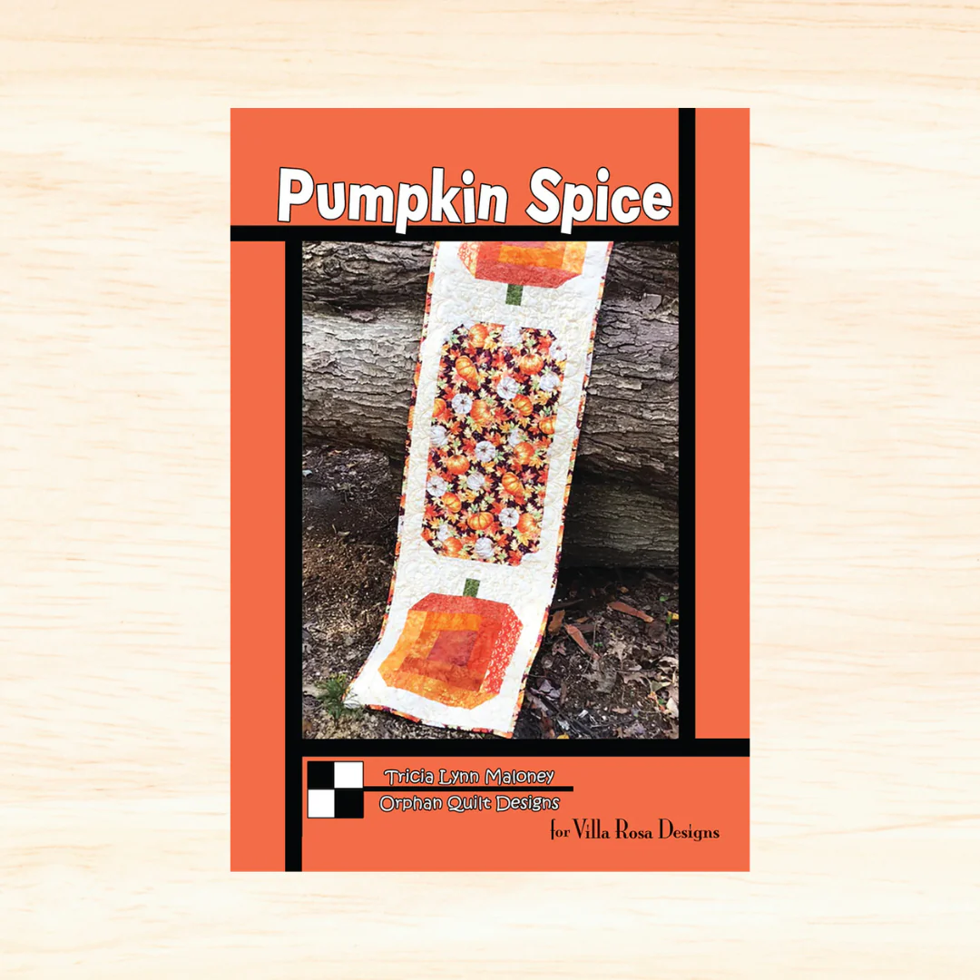 Pumpkin Spice Table Runner Pattern Villa Rosa