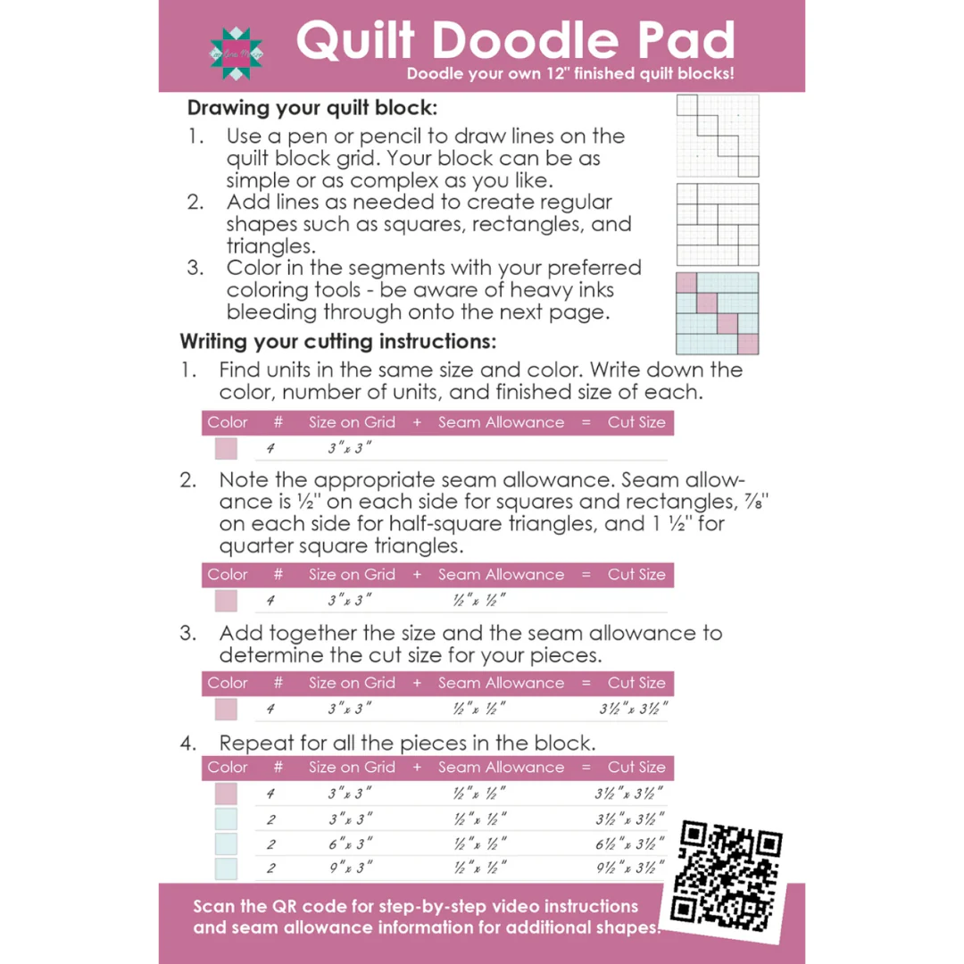 Quilt Block Doodle Pad - Image 4