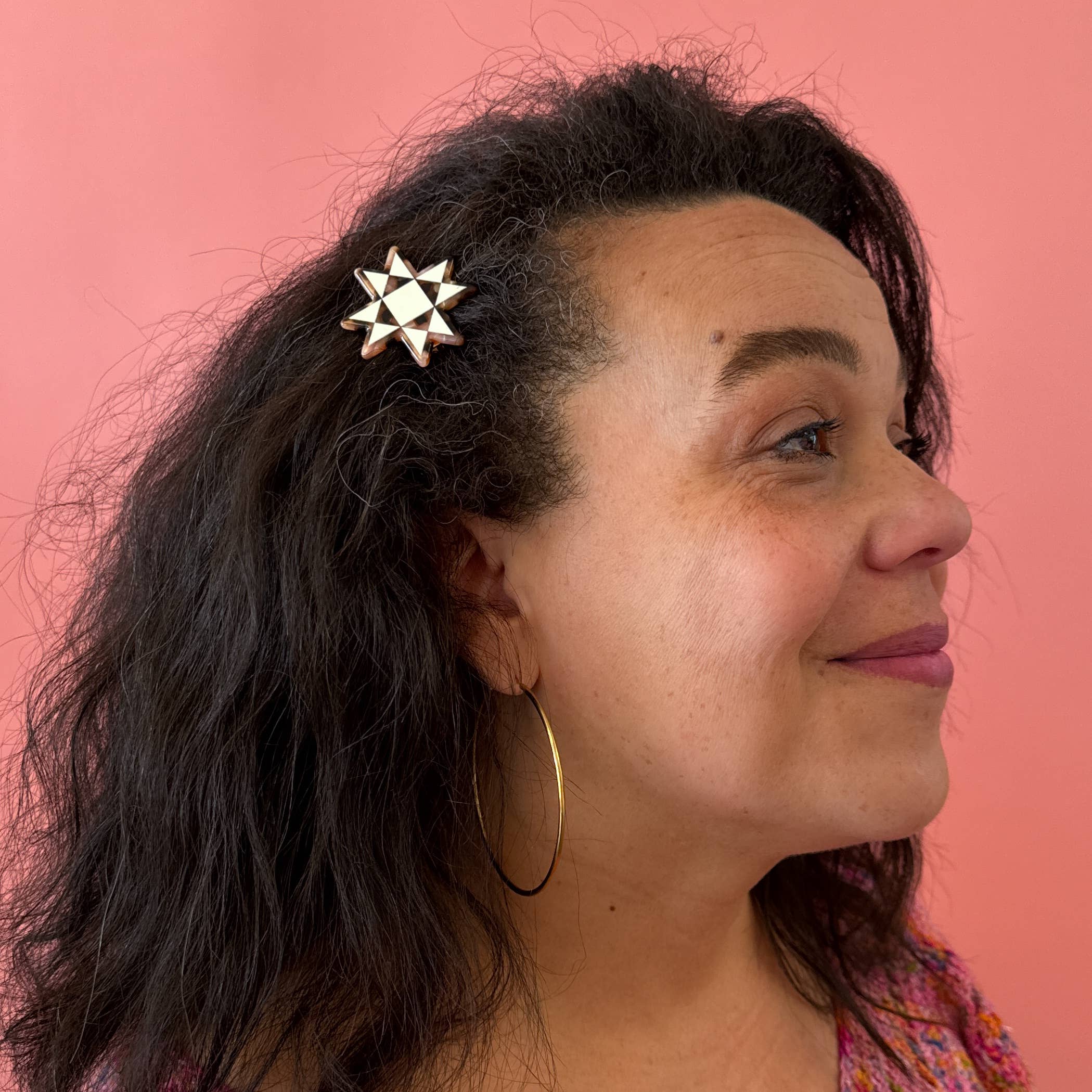 Quilt Star Hair Clip - Image 7