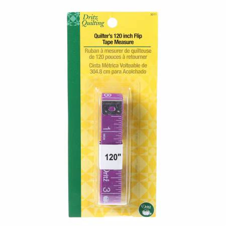 Quilters Flip Tape Measure 120"