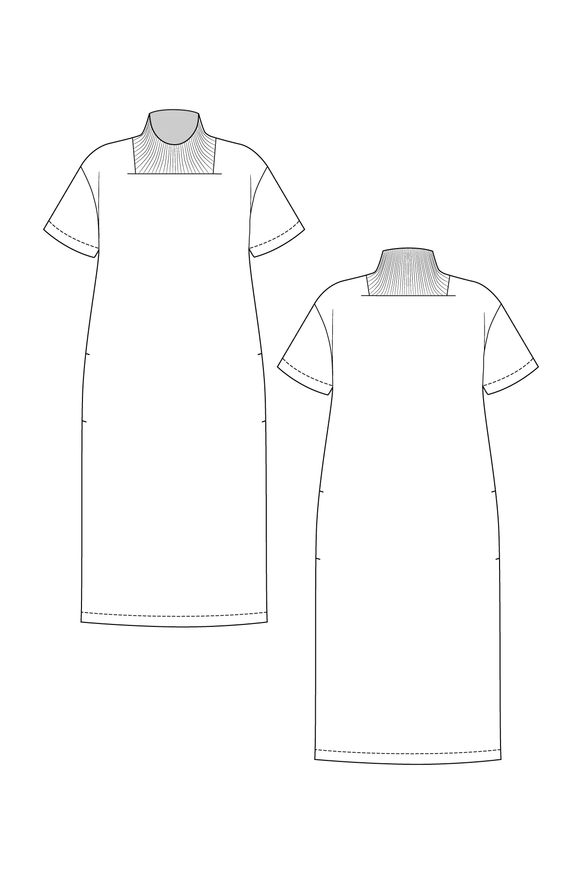 Named Clothing RAUHA tee & tee dress US0-24 - PDF Pattern - Image 7