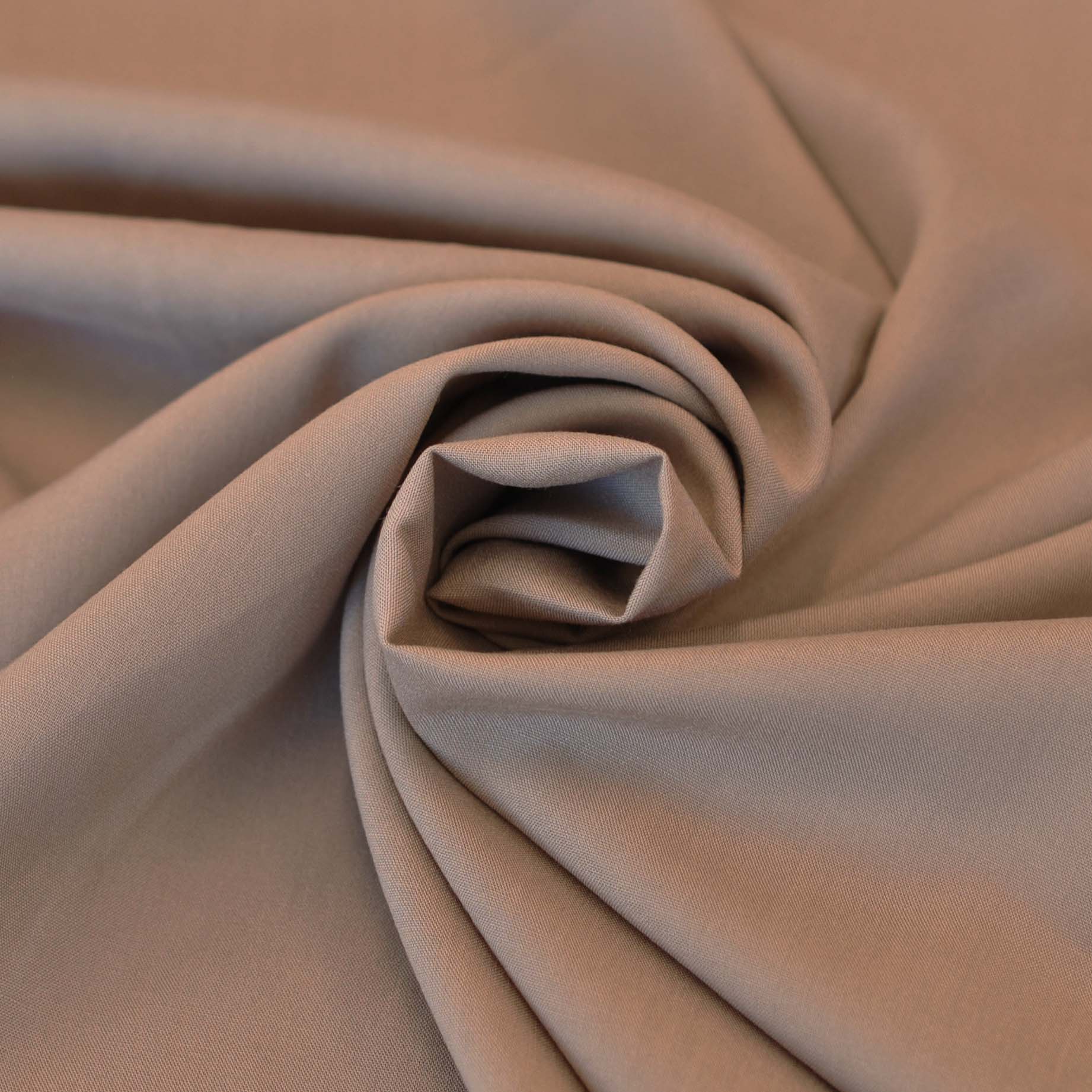 Rayon Poplin Solid in Taupe - Image 3