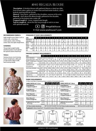 Sew House 7 Regalia Blouse 00-20 - Image 3