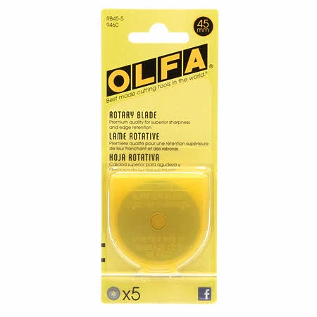 OLFA Rotary Blade 45mm 5 pack