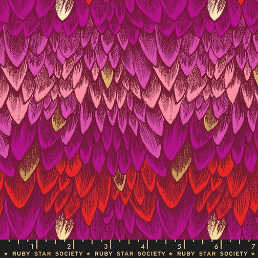 Ruby Star Fire Glow Scales in Metallic Rose