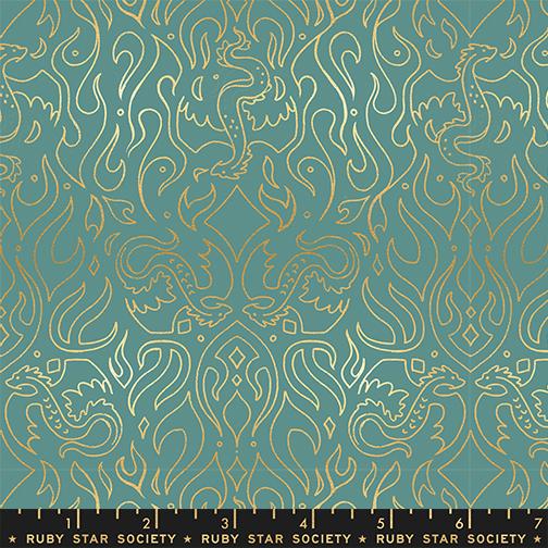 Ruby Star Fire Glow Scribe in Metallic Watercress