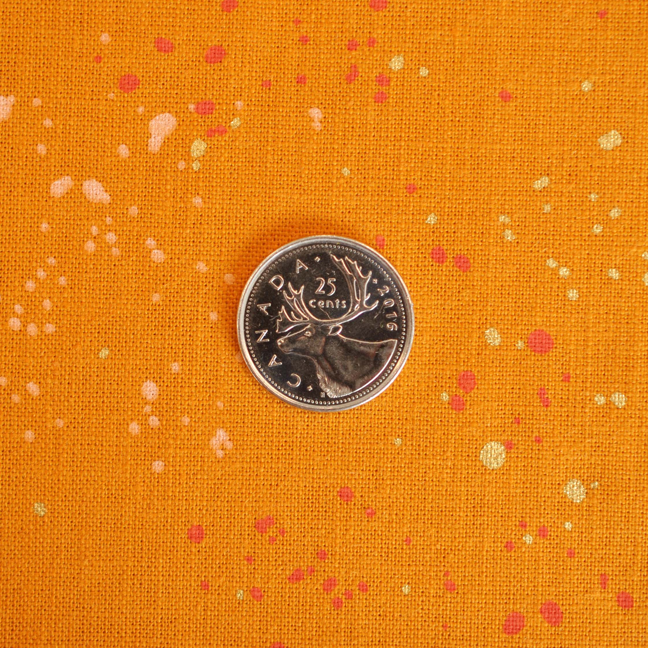Ruby Star Society Speckled Canvas in Metallic Earth - Image 4