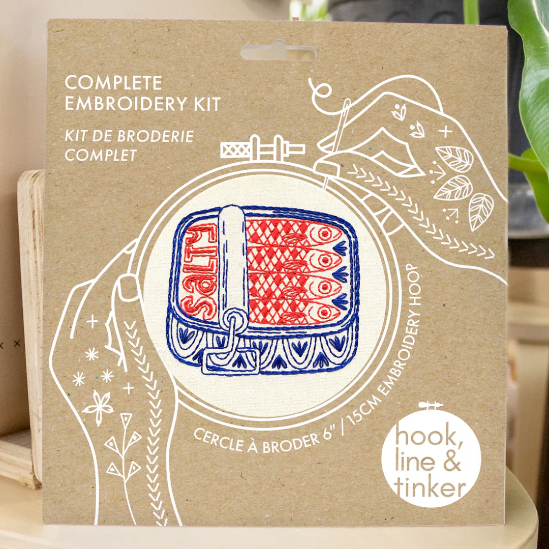 Sardines Embroidery Kit - Image 2