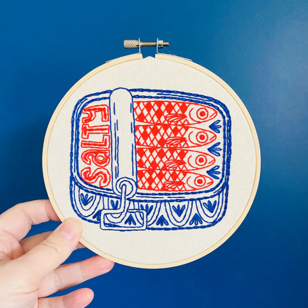 Sardines Embroidery Kit - Image 4