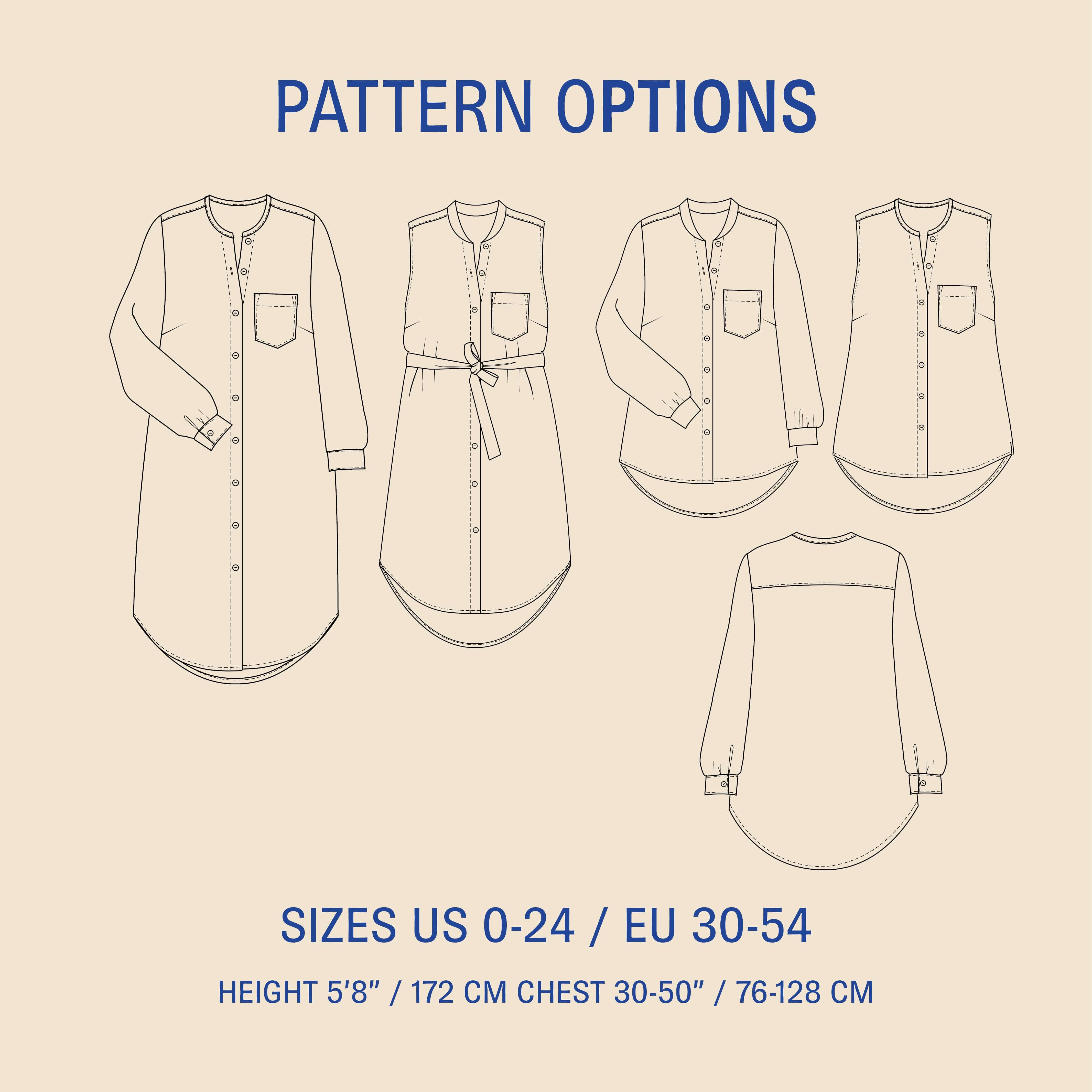 Wardrobe By Me Savannah Shirt - US 0-24 - PDF Pattern - Image 2