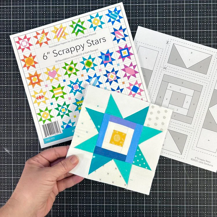 Scrappy Stars Foundation Pad - 6" - Image 5