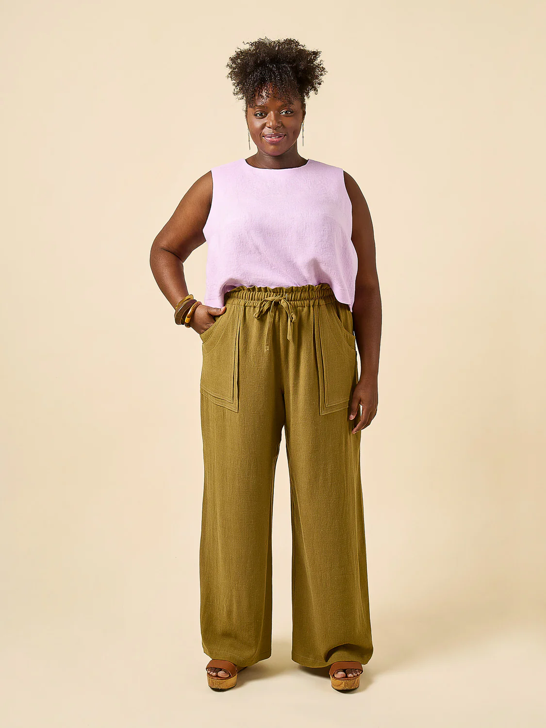 Closet Core Sepia Pants + Shorts -  US 0-32 - PDF Pattern - Image 4