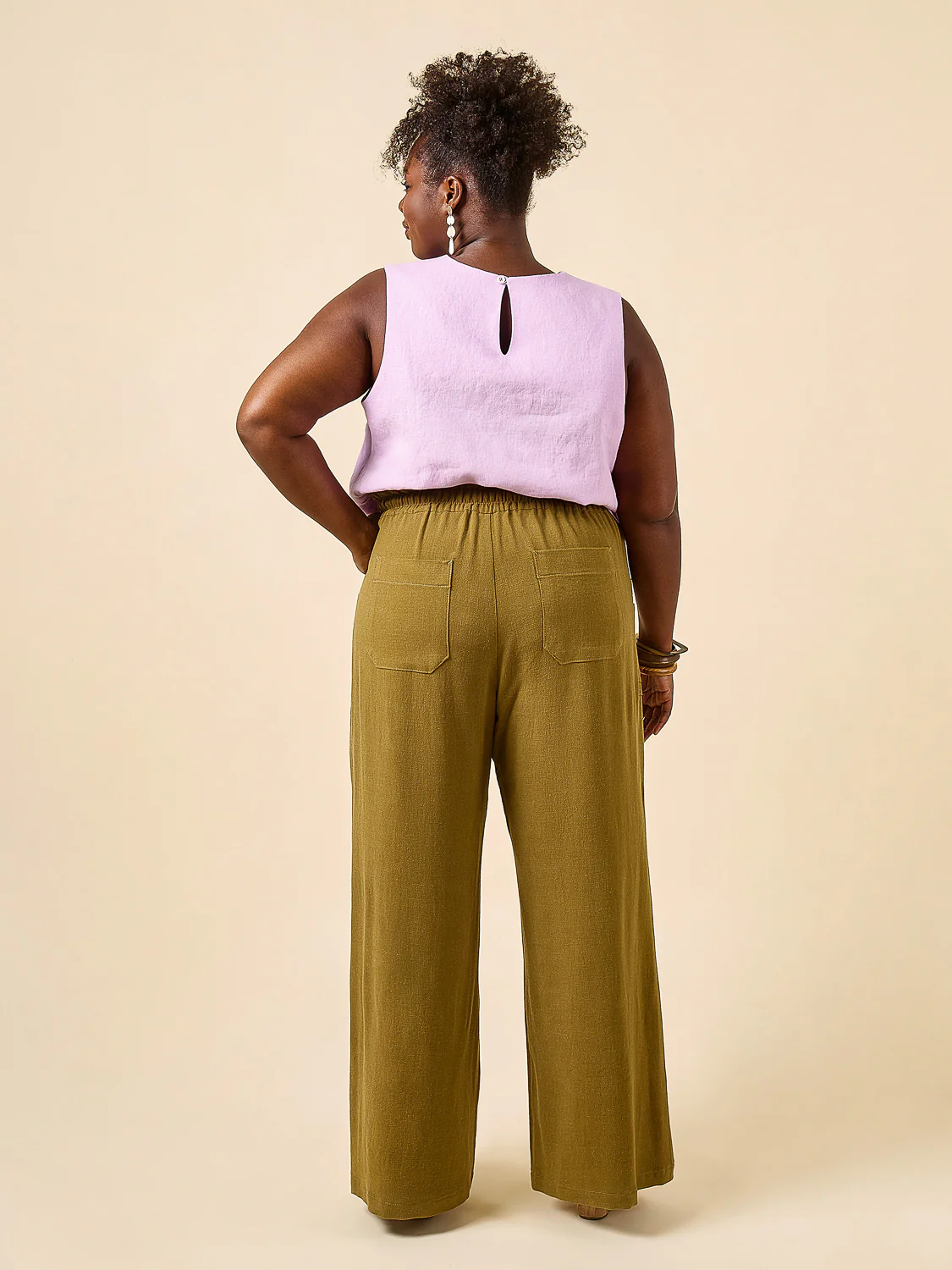 Closet Core Sepia Pants + Shorts -  US 0-32 - PDF Pattern - Image 7