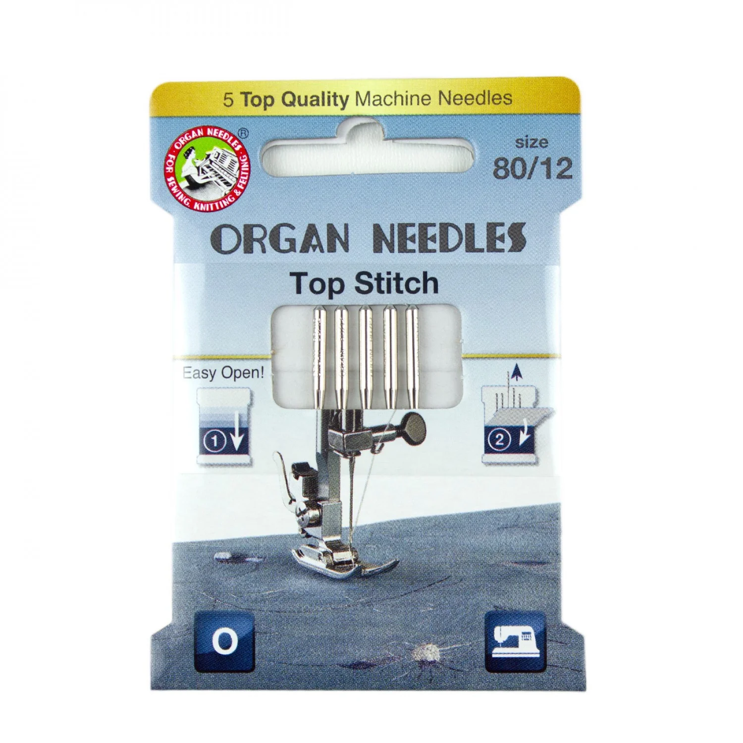 Sewing Machine Needle: Top Stitch Sz 80/12