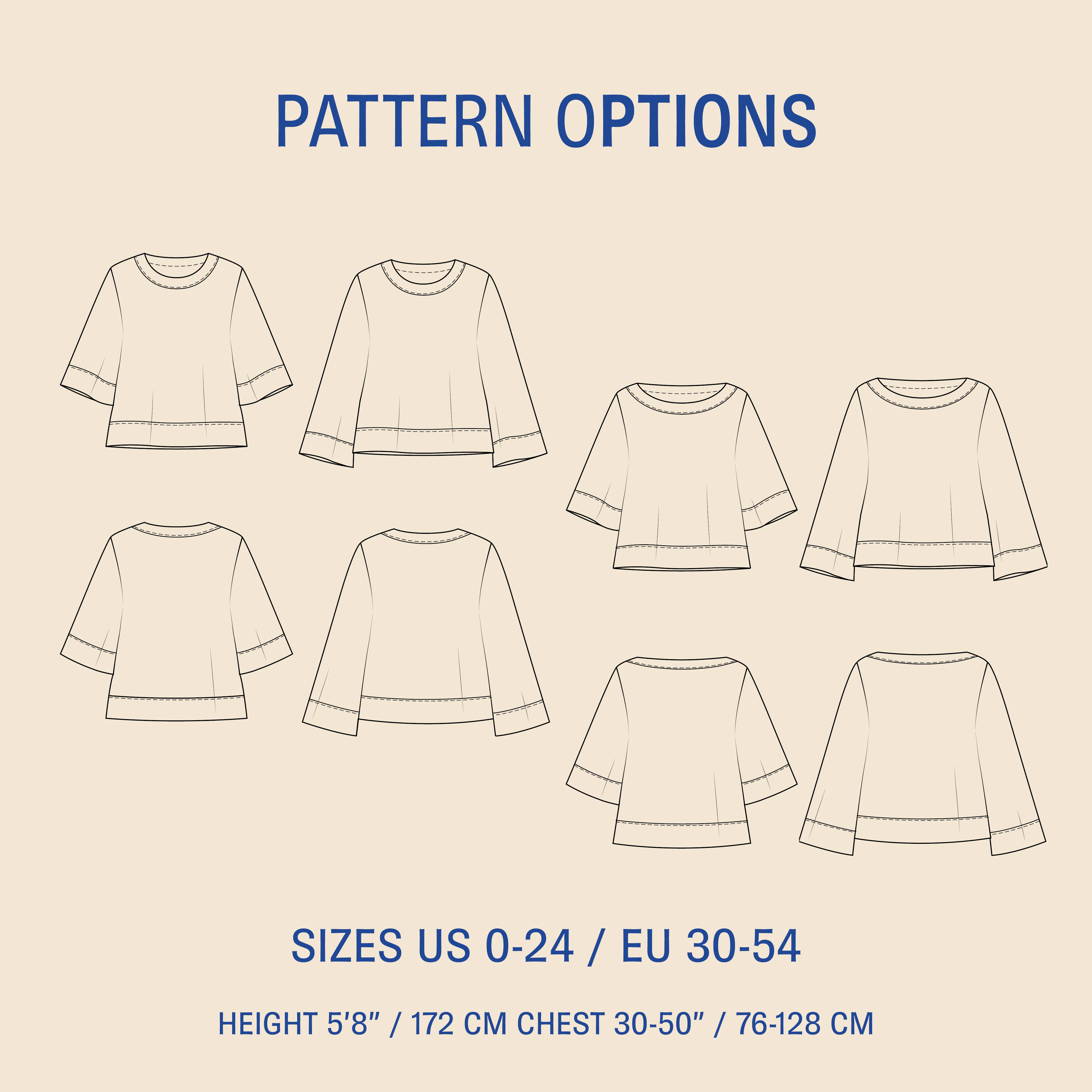 Wardrobe By Me Silke Blouse - US 0-24 - PDF Pattern - Image 2