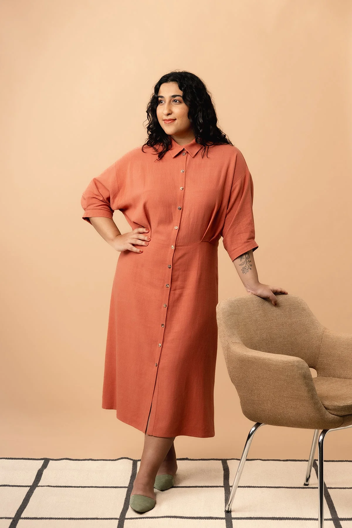 Named Clothing SILMU shirt & shirt dress US0-24 - PDF Pattern - Image 15