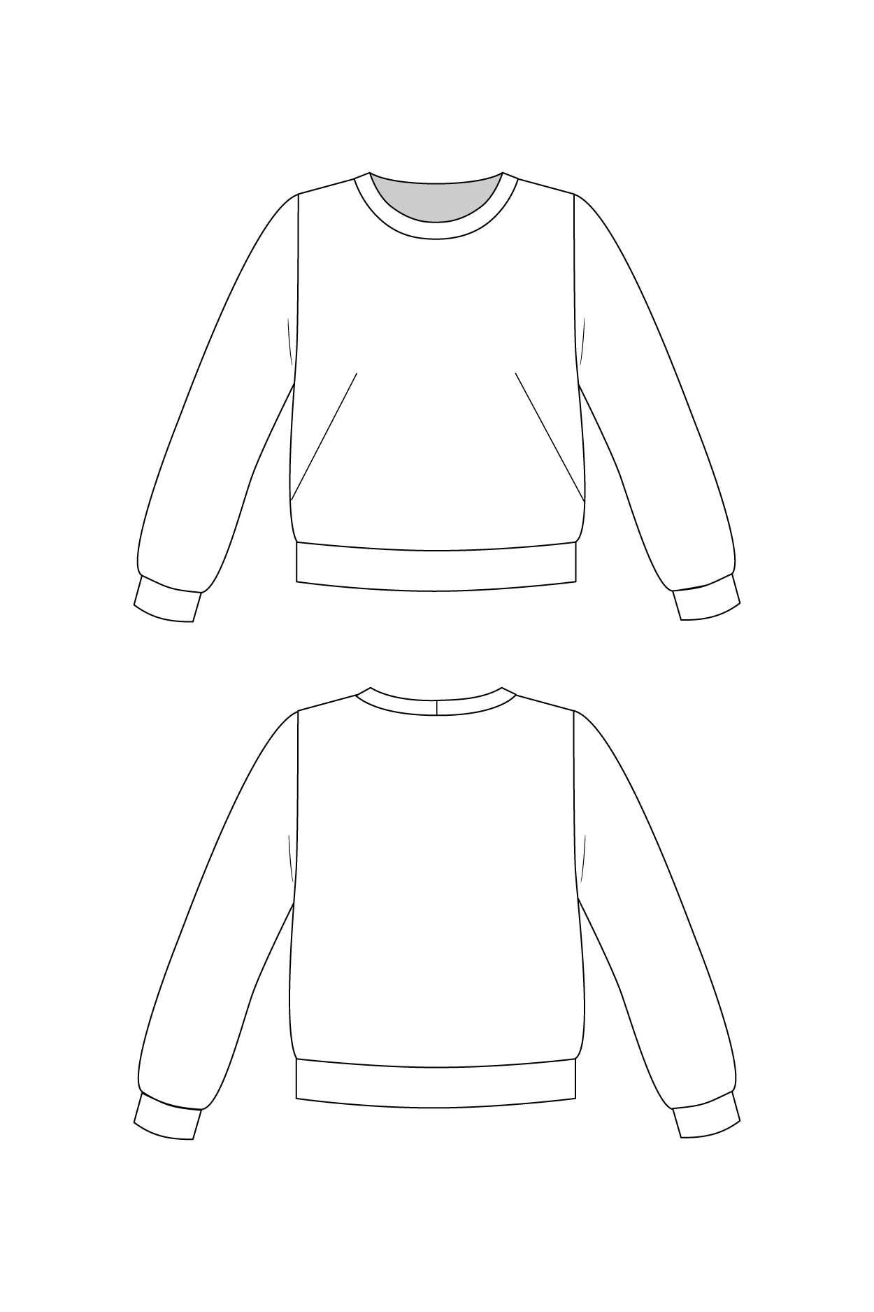 Named Clothing SLOANE sweatshirt US0-24 - PDF Pattern - Image 2