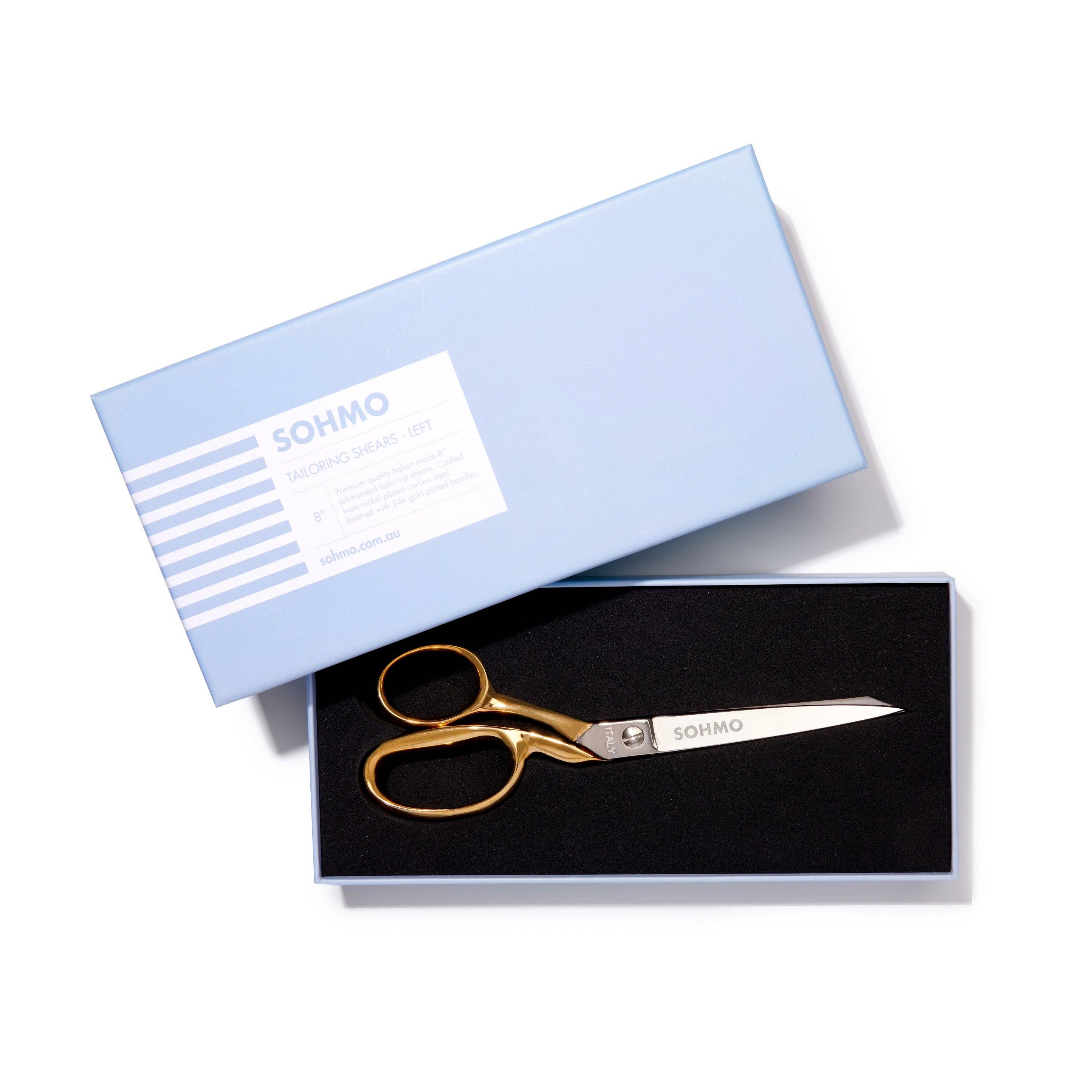 SOHMO - Tailoring Shears - 8" Left Handed - Gold - Image 2