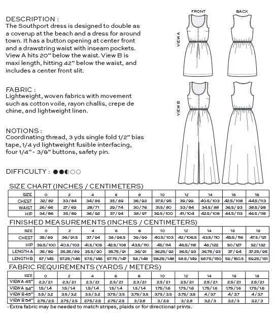 True Bias Southport Dress 0-18 - Image 5