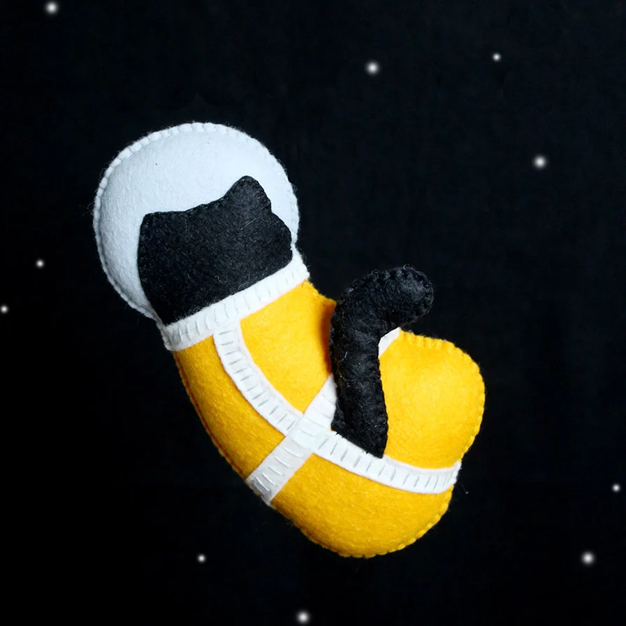 Space Boy Hand Stitching Felt Kit - Image 2