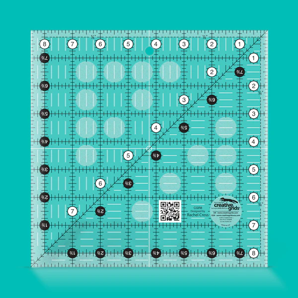 Creative Grids Square Quilt Ruler 8.5inch