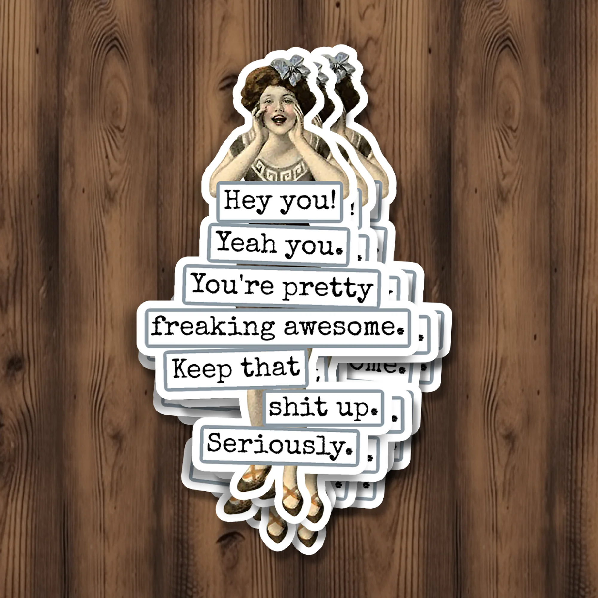 "Hey You!" Sticker
