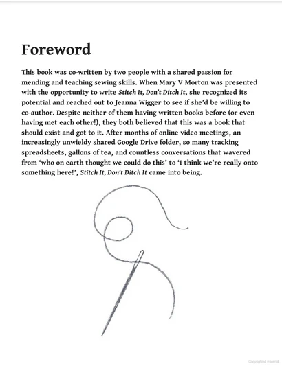 Stitch it, Don't Ditch it by Mary V Morton and Jeanna Wigger - Image 3