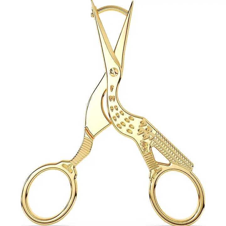 Coco Clem Stork Scissor Earrings in Gold - Image 2