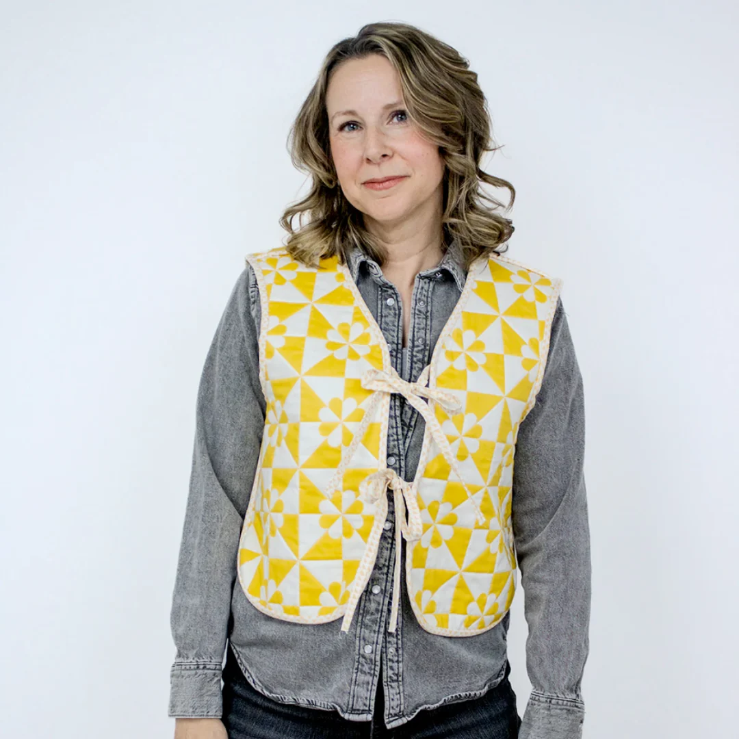 Studio M Squared Virginia Quilted Vest Pattern - XS-XXL