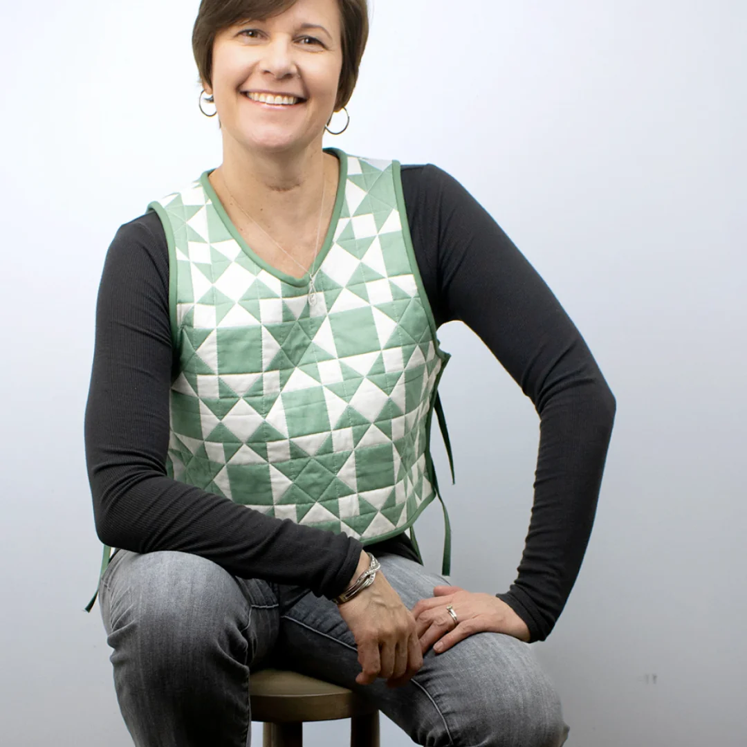 Studio M Squared Virginia Quilted Vest Pattern - XS-XXL - Image 6