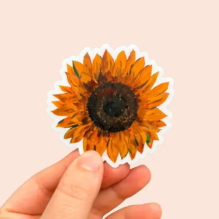 Sunflower Vinyl Sticker
