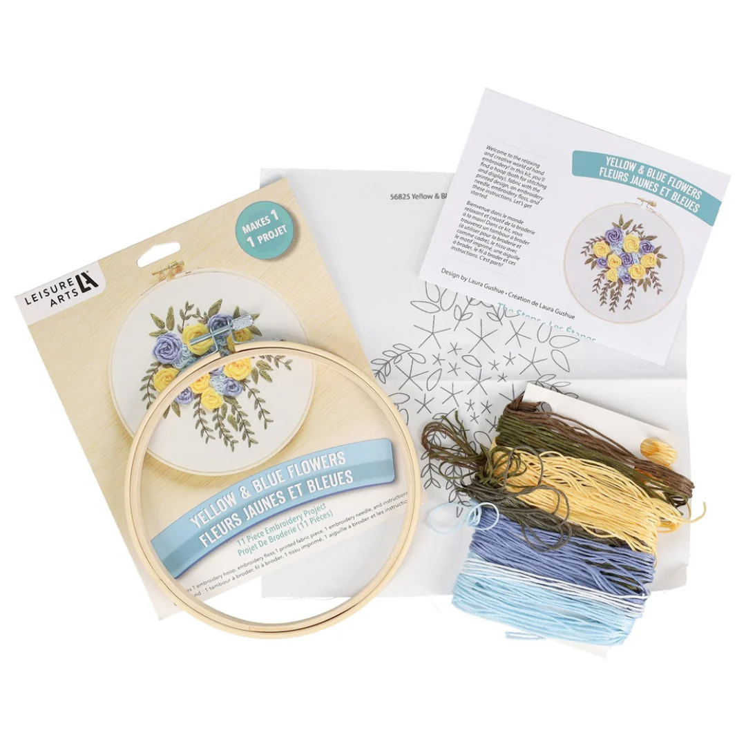 Sunny Bouquet 6" Embroidery Kit - Image 3