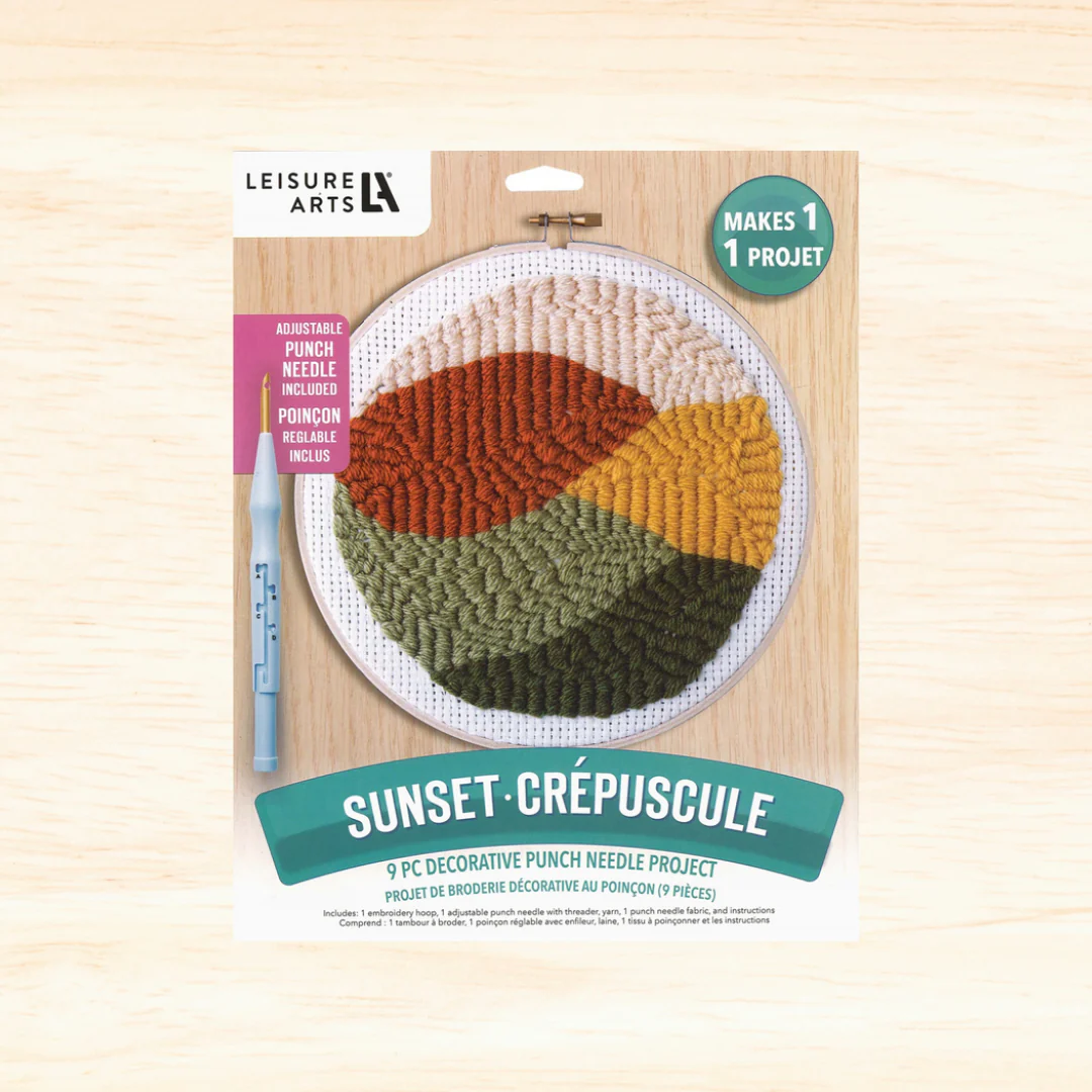 Sunset 8" Punch Needle Kit
