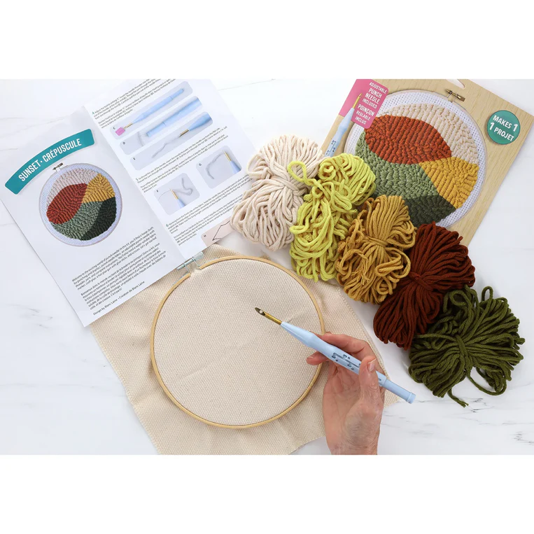 Sunset 8" Punch Needle Kit - Image 6