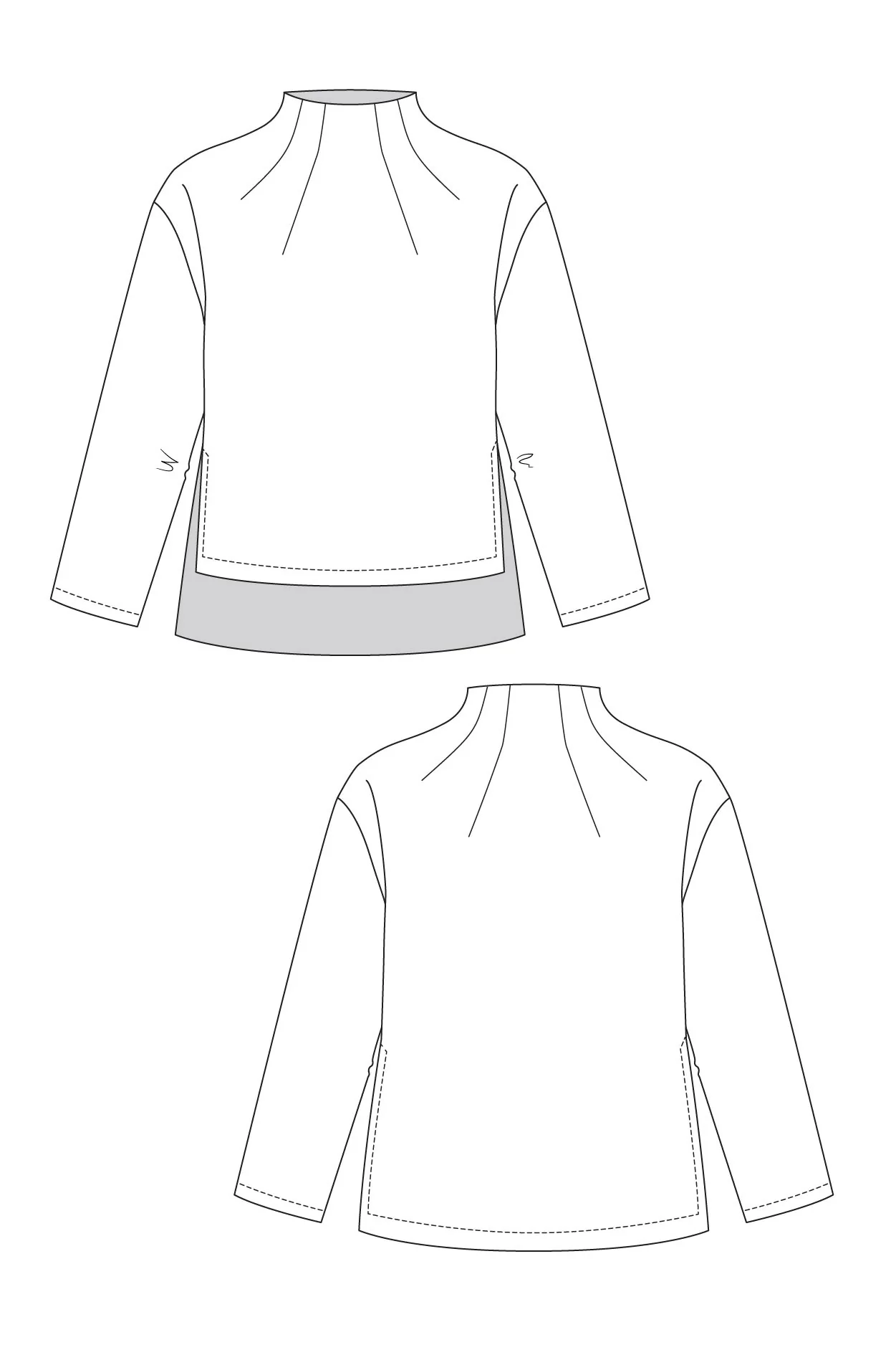 Named Clothing TALVIKKI sweater XS-XXL - PDF Pattern - Image 4